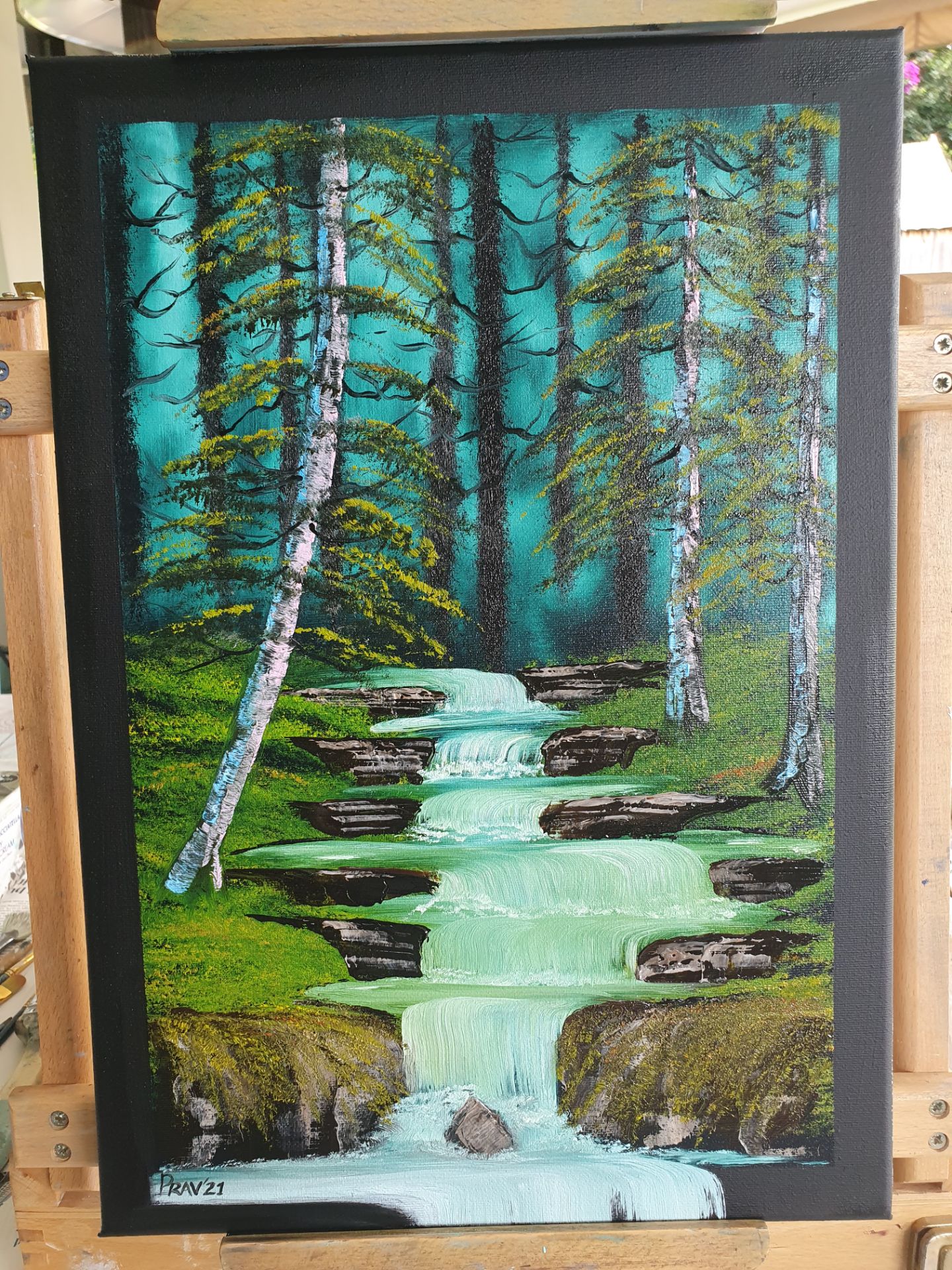 Forest Falls (41,5cm x 29cm x 1,5cm)