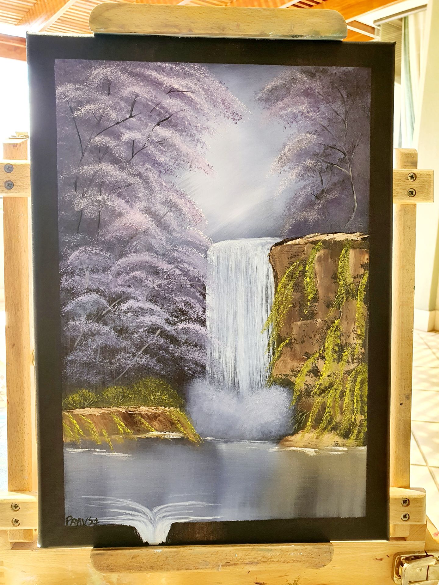 Misty falls (41,5cm x 29cm x 1,5cm)